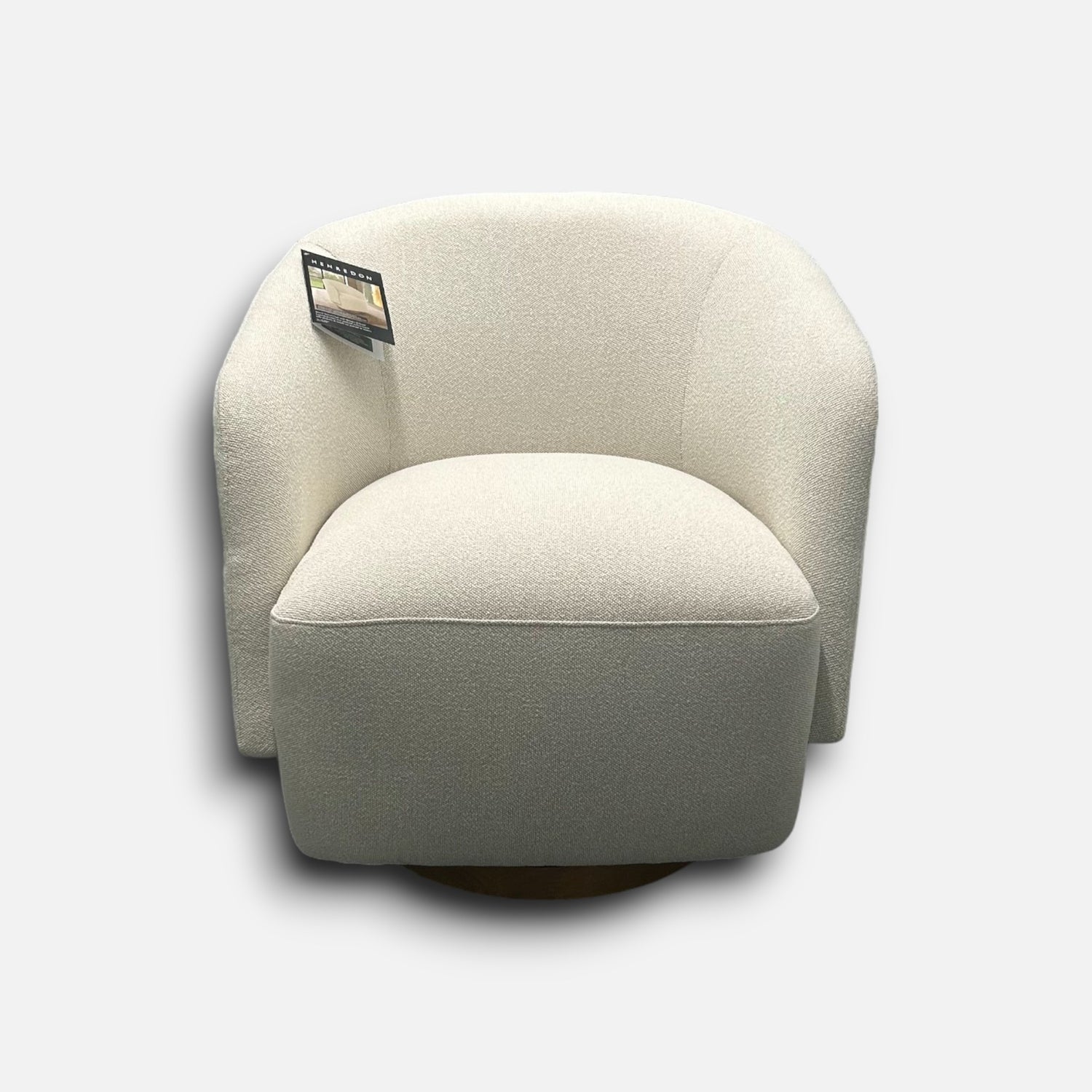 Henredon Murphy Swivel Boucle Chair