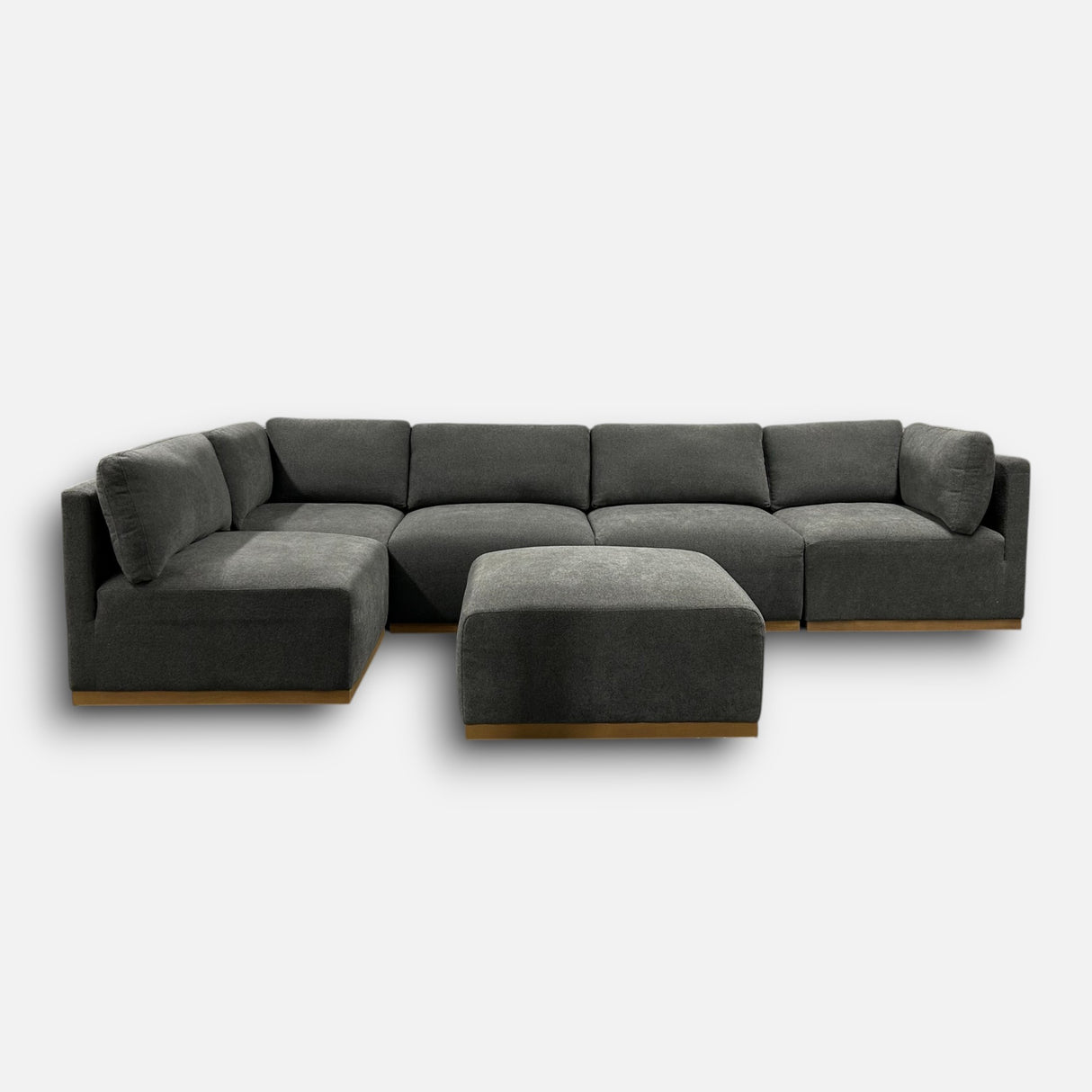 Henredon Murphy Sectional with Ottoman