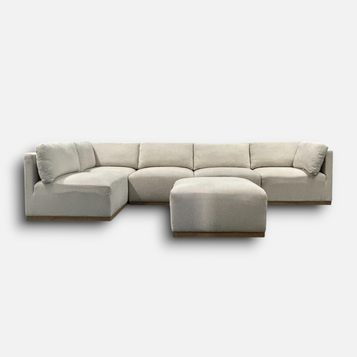 Henredon Murphy Sectional with Ottoman