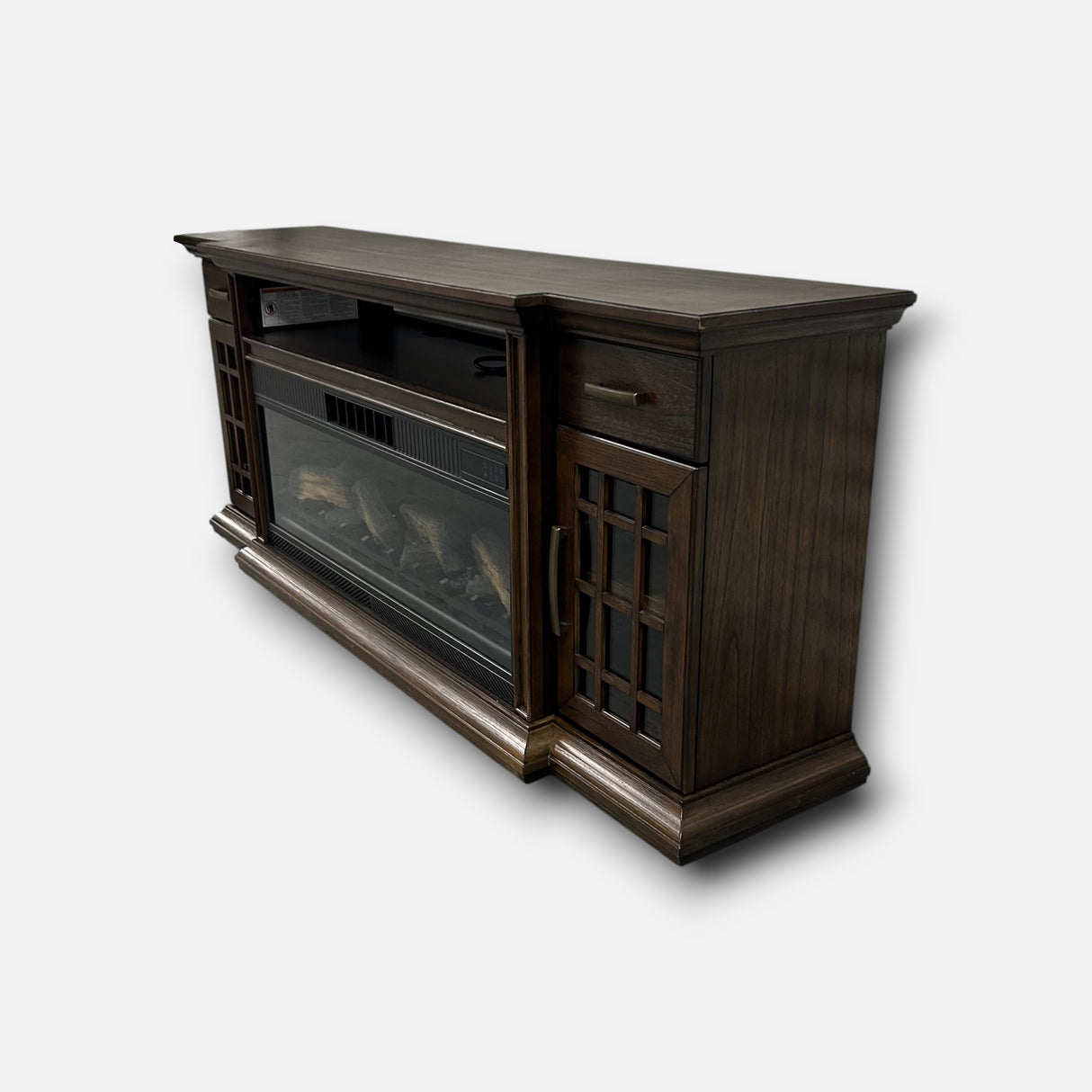 Tresanti Everett TV Console with Fireplace
