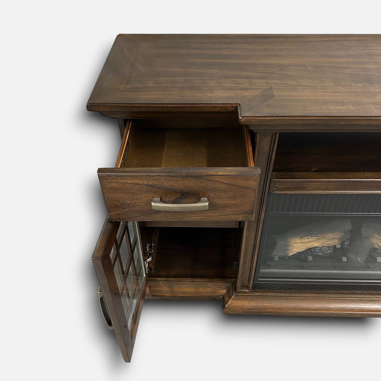 Tresanti Everett TV Console with Fireplace