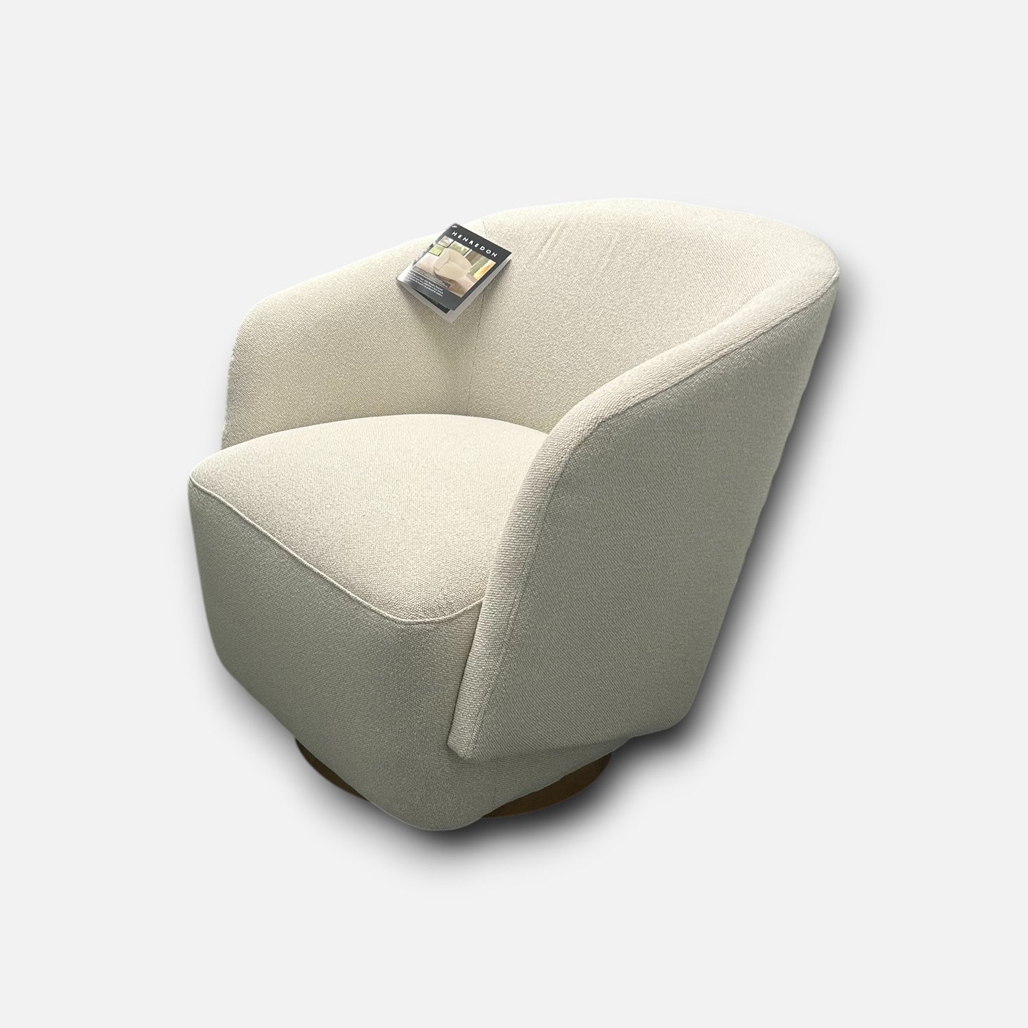 Henredon Murphy Swivel Boucle Chair