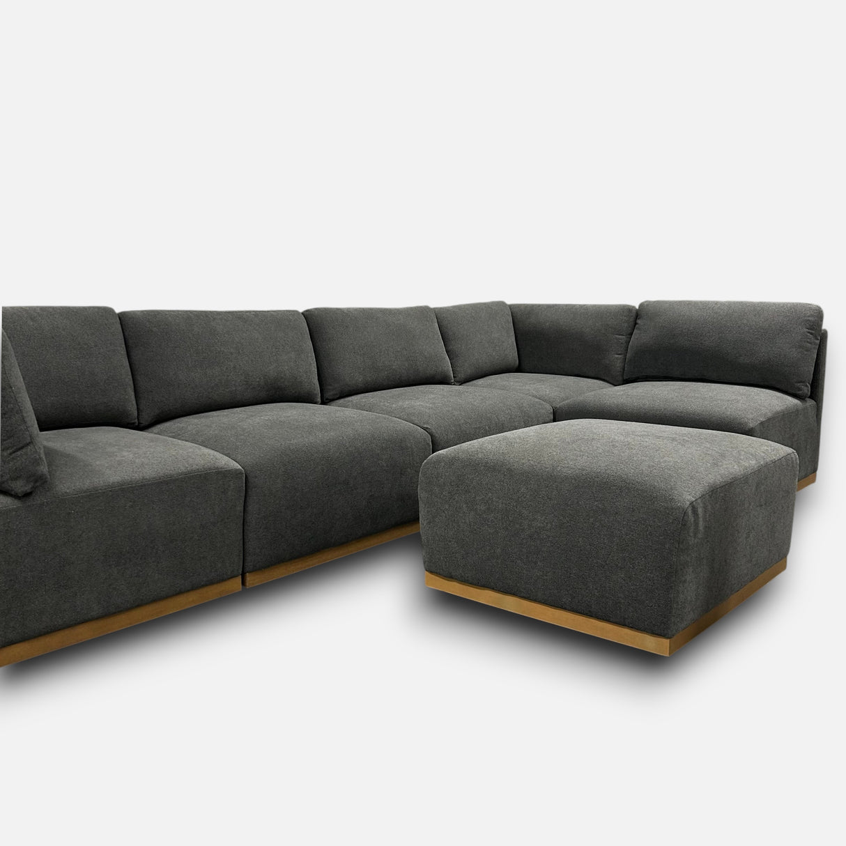 Henredon Murphy Sectional with Ottoman