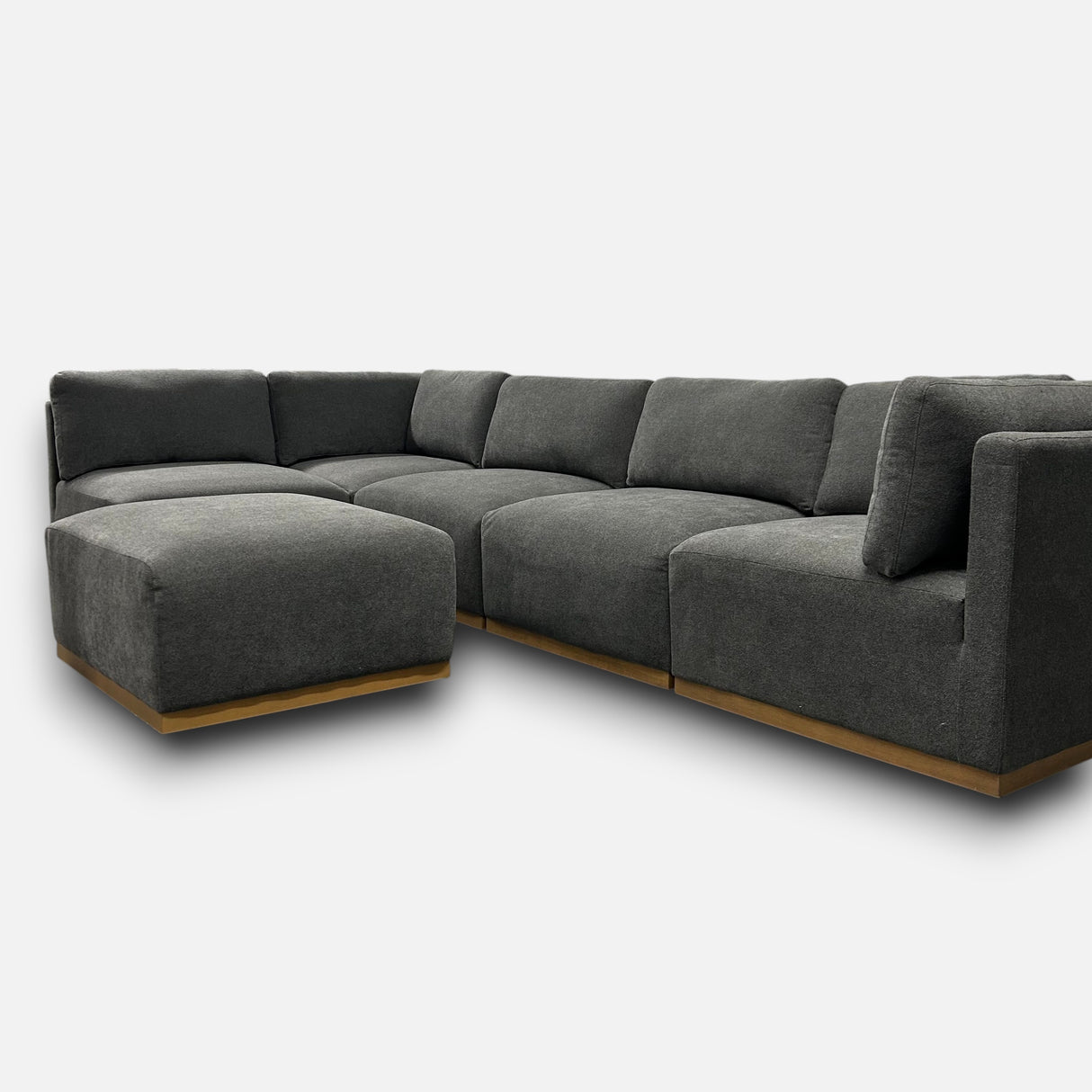 Henredon Murphy Sectional with Ottoman