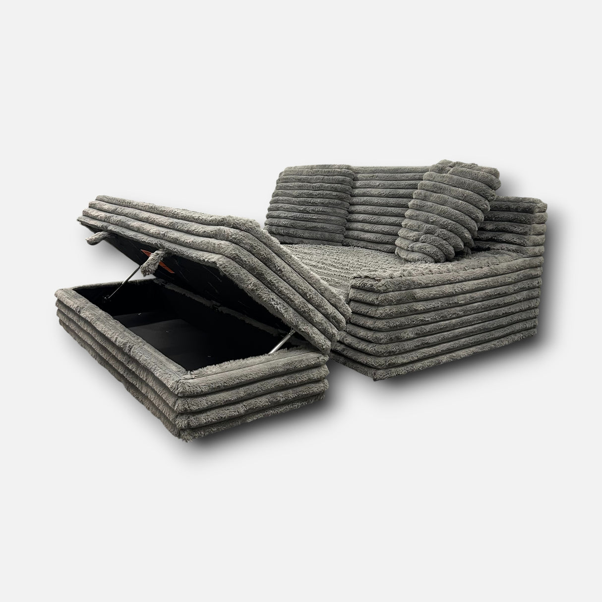 Thomasville Wills Chair with Storage Ottoman