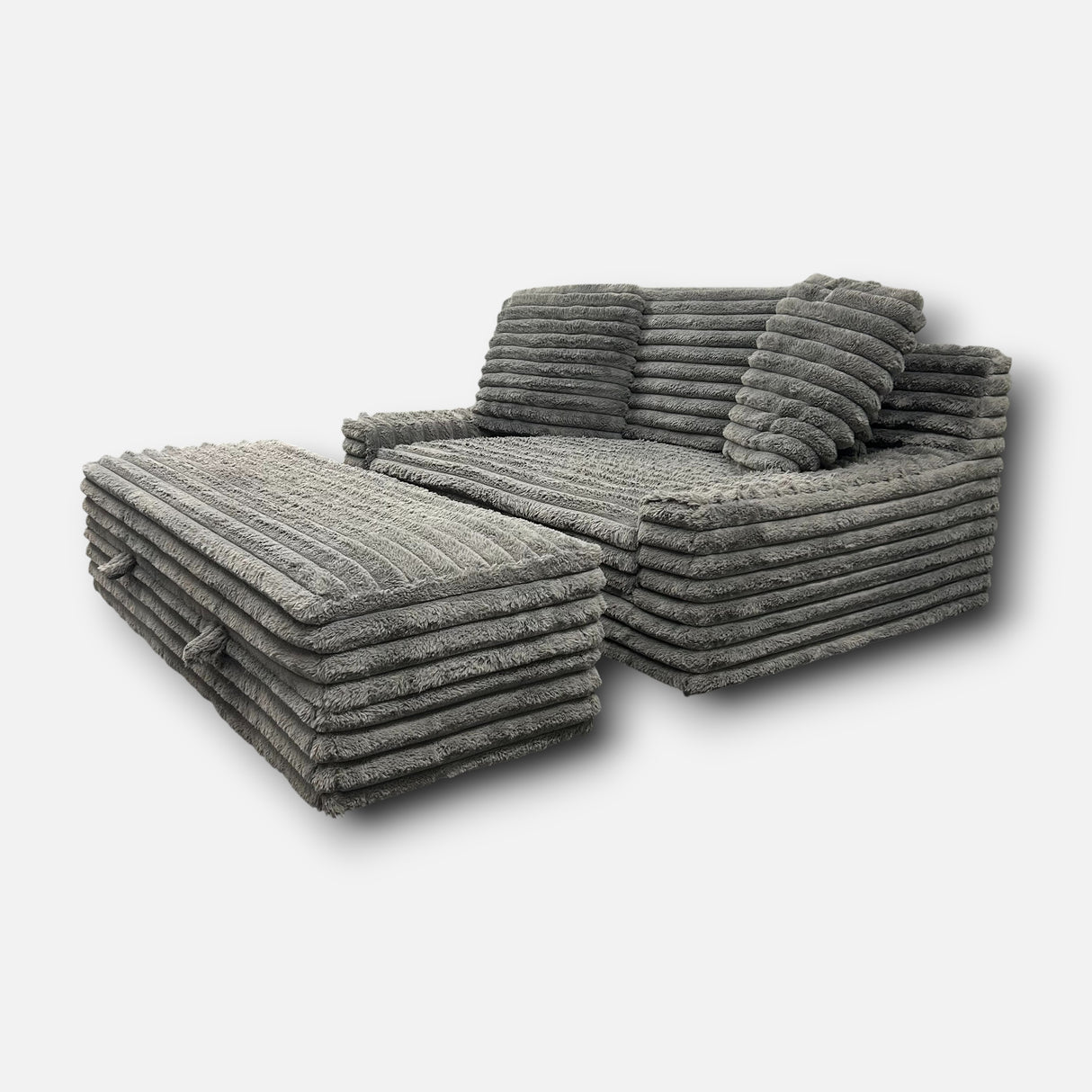 Thomasville Wills Chair with Storage Ottoman