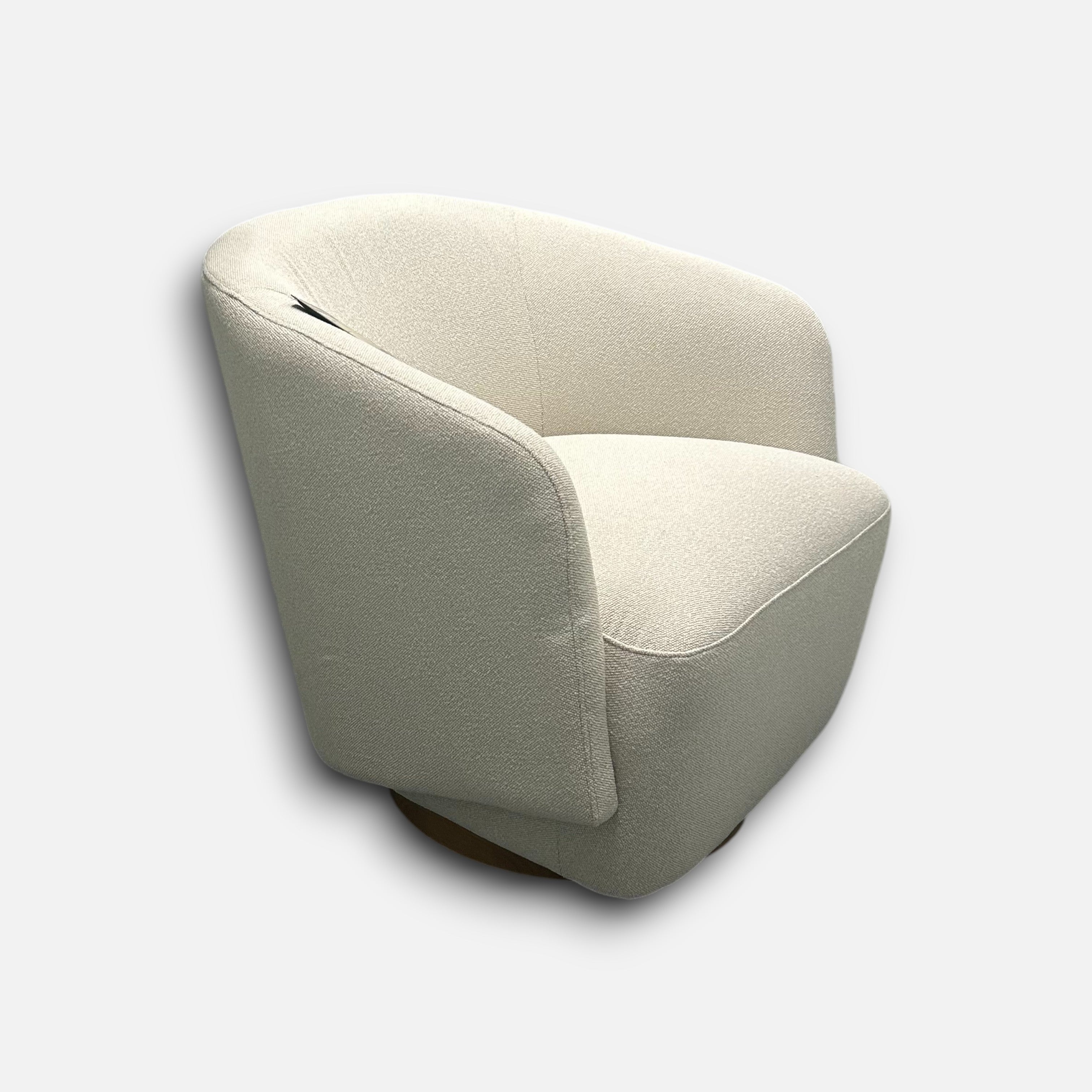 Henredon Murphy Swivel Boucle Chair – Cole's Couches