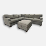 Thomasville Emilee Sectional with Storage Ottoman